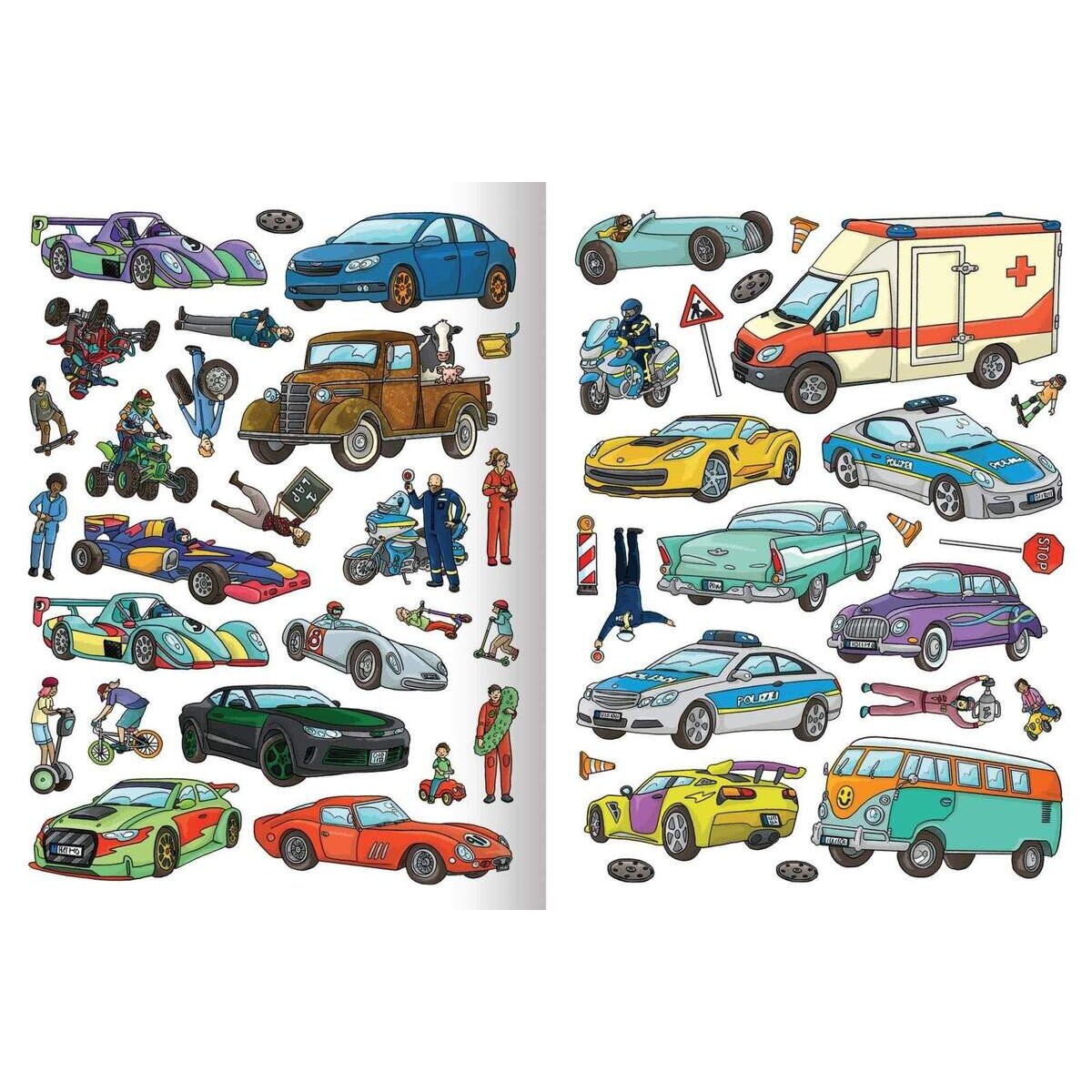ars Edition Erstes Stickern Fahrzeuge: Über 200 Sticker