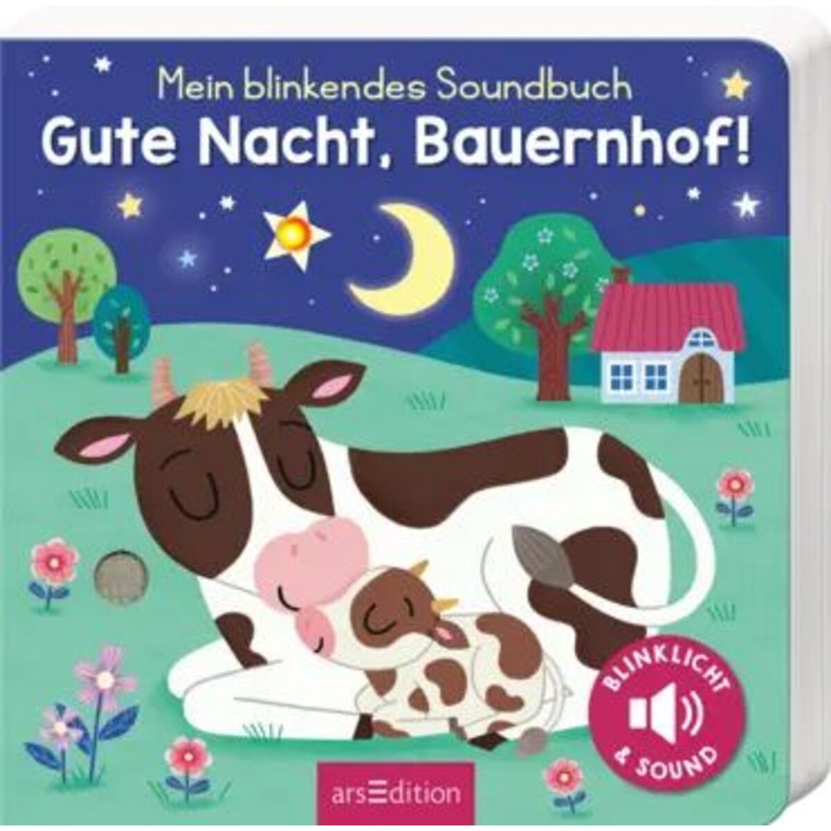 ars Edition Mein blinkendes Soundbuch - Gute Nacht, Bauernhof!