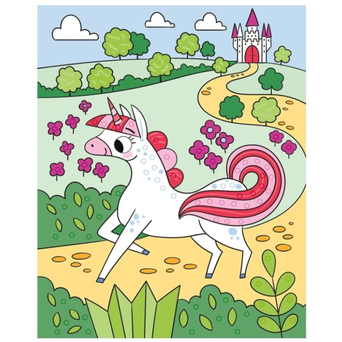 ars Edition Mein Diamant-Stickerheft - Einhörner