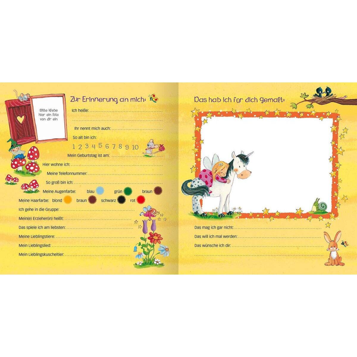 ars Edition Meine Kindergartenfreunde - Einhorn