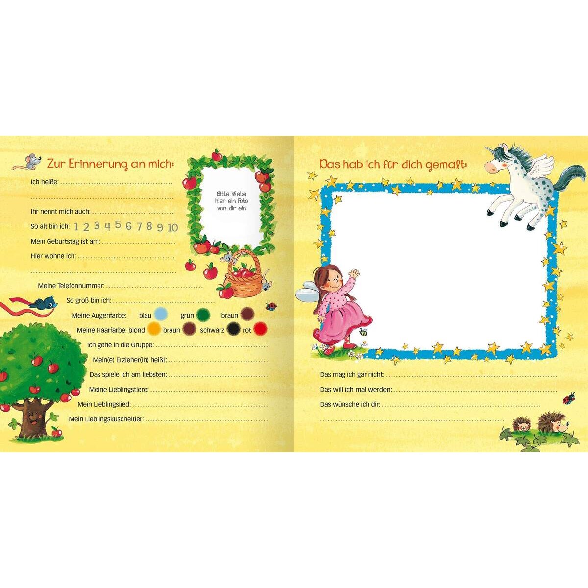 ars Edition Meine Kindergartenfreunde - Einhorn