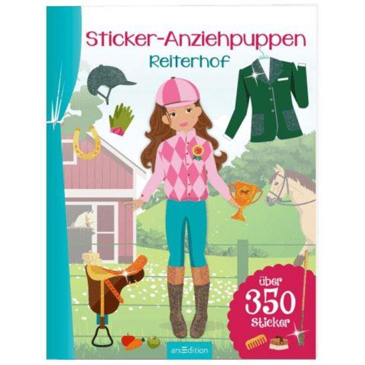 ars Edition Sticker Anziehpuppen Reiterhof