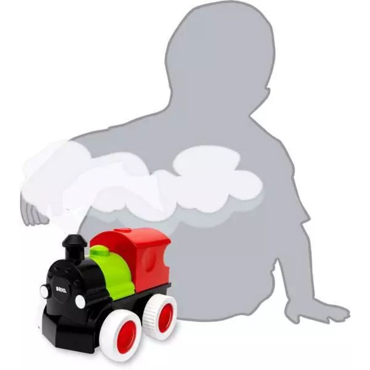 BRIO Push & Go Zug mit Dampf