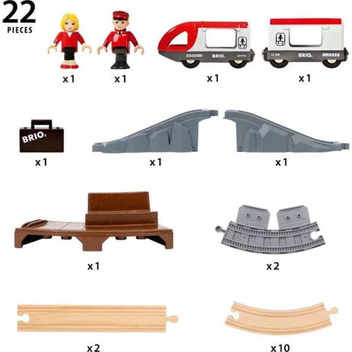 BRIO World Reisezug Starter Set A