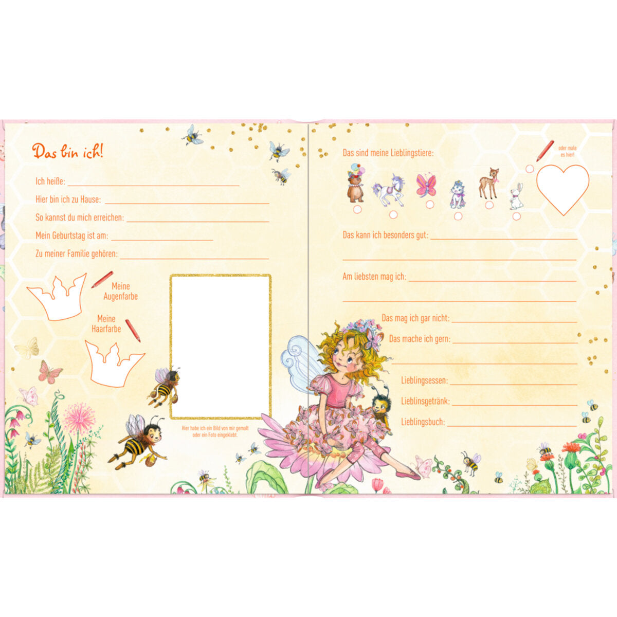 Coppenrath Verlag Freundeb.: Pr.Lillifee (Wendepaill.) Meine Freundinnen & Fr.