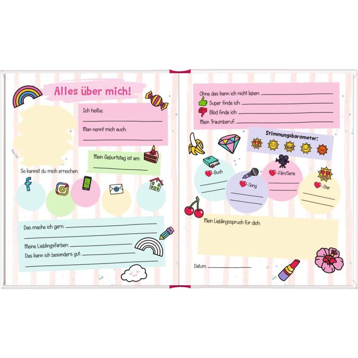 Coppenrath Verlag Freundebuch: Funny Patches - Meine Freunde