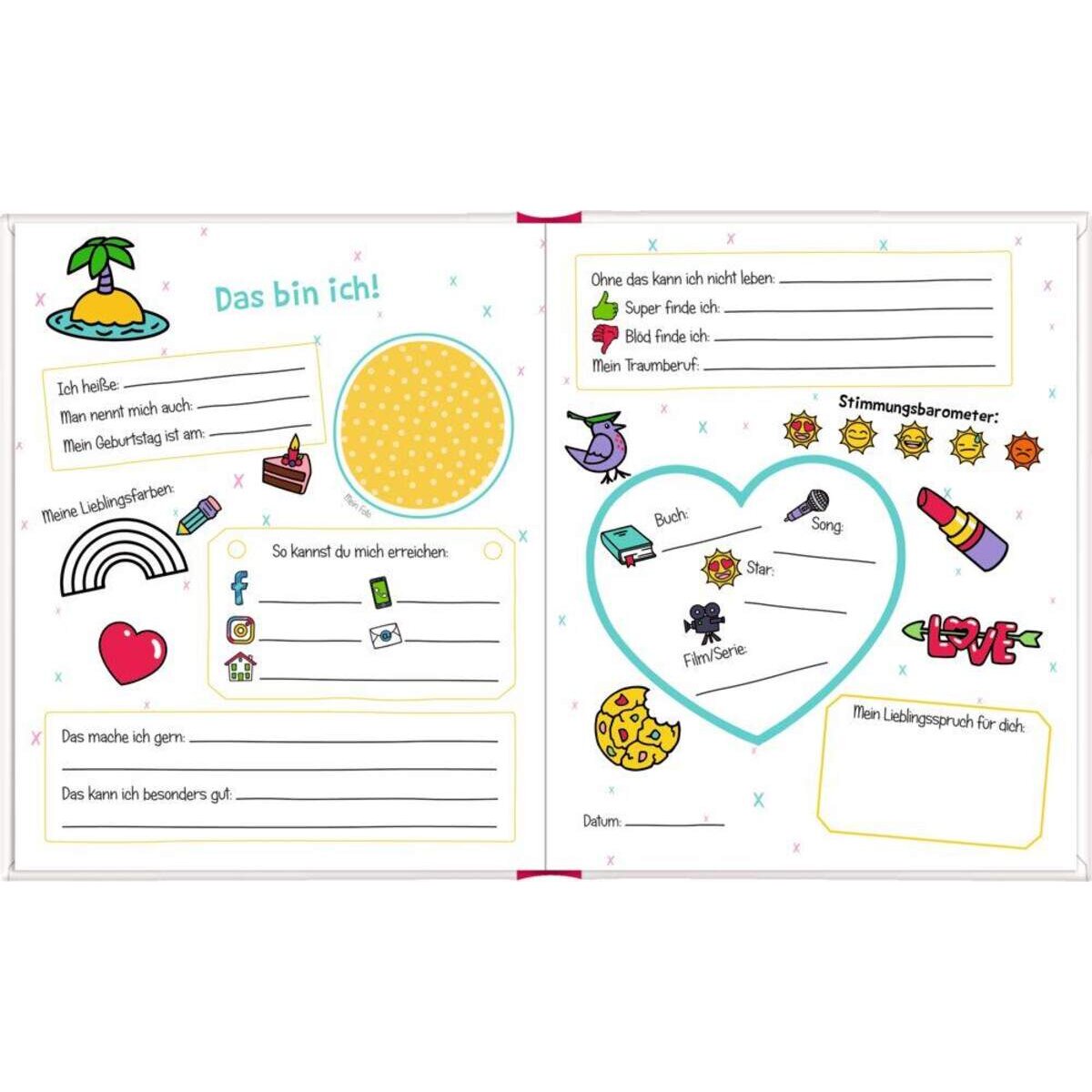 Coppenrath Verlag Freundebuch: Funny Patches - Meine Freunde