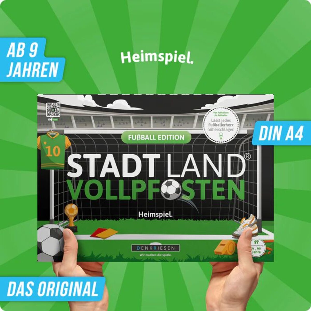 Denkriesen Stadt Land Vollpfosten - Fußball Edition "Heimspiel"
