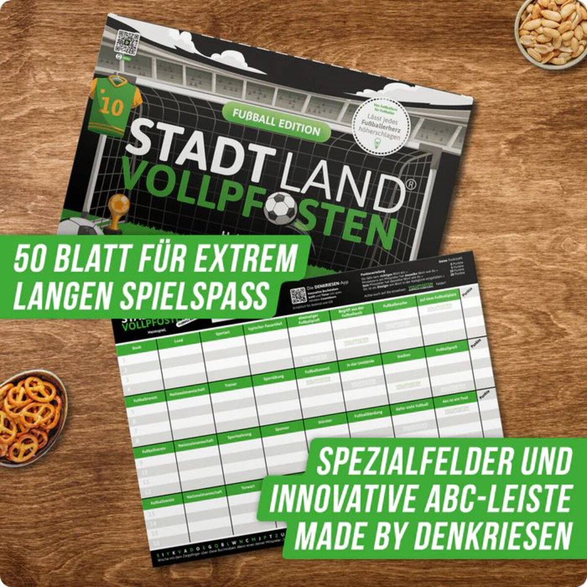 Denkriesen Stadt Land Vollpfosten - Fußball Edition "Heimspiel"