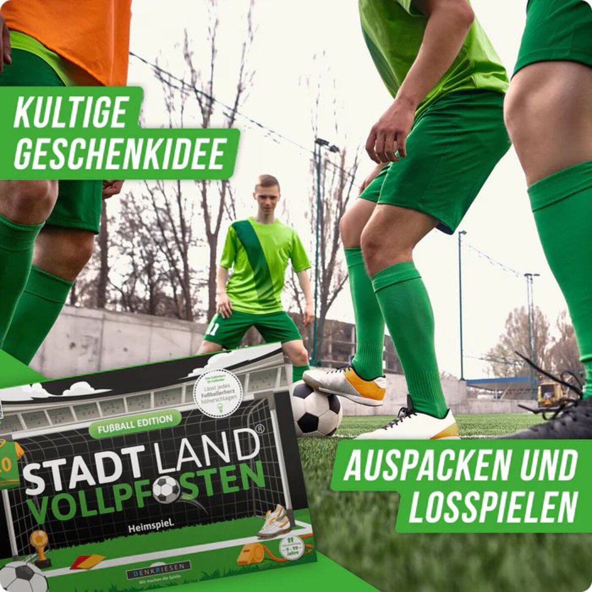 Denkriesen Stadt Land Vollpfosten - Fußball Edition "Heimspiel"