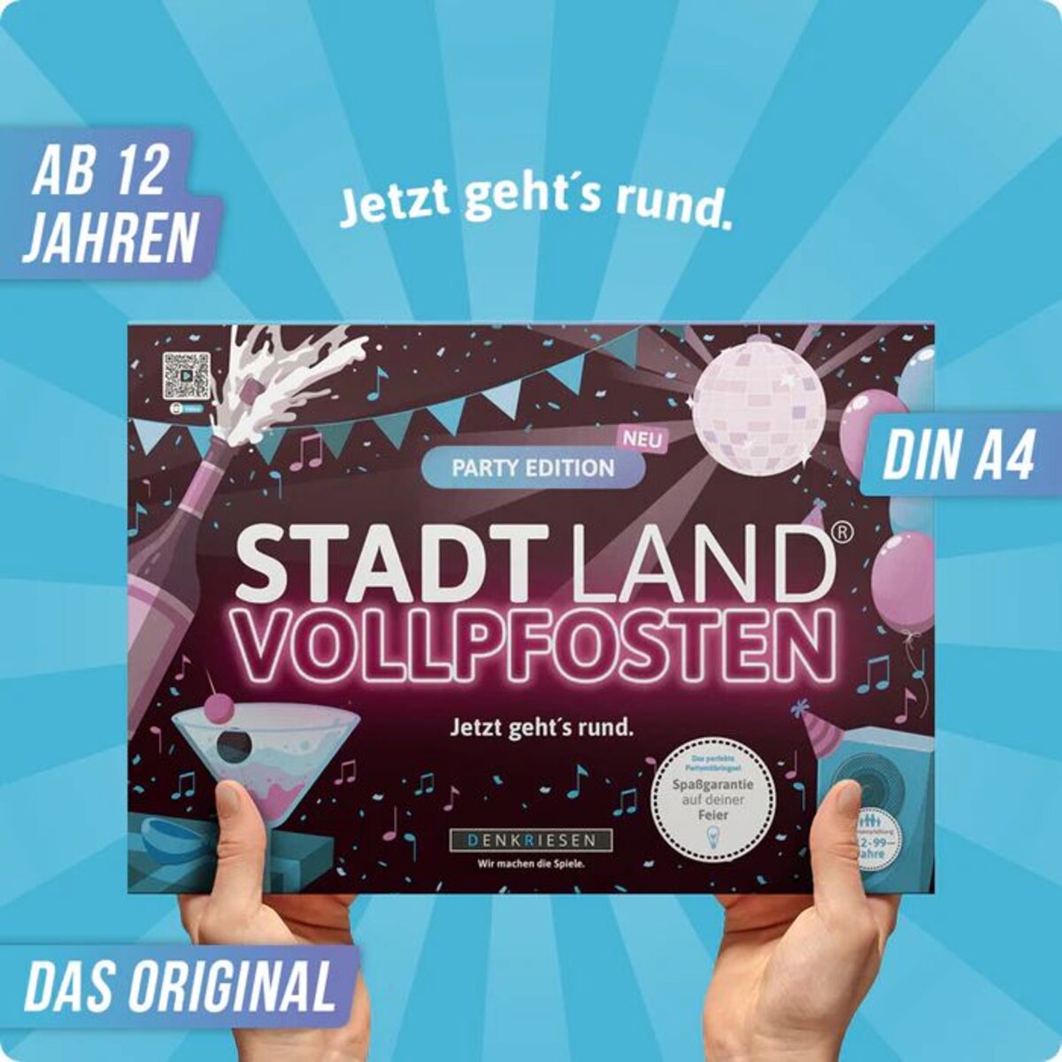 Denkriesen Stadt Land Vollpfosten - Party Edition "Jetzt gehts Rund"