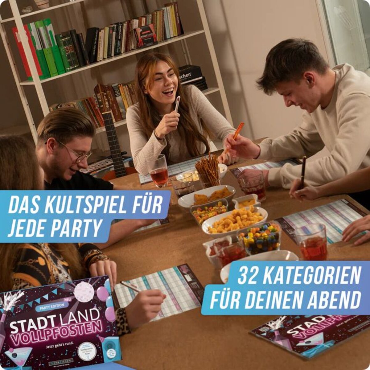 Denkriesen Stadt Land Vollpfosten - Party Edition "Jetzt gehts Rund"