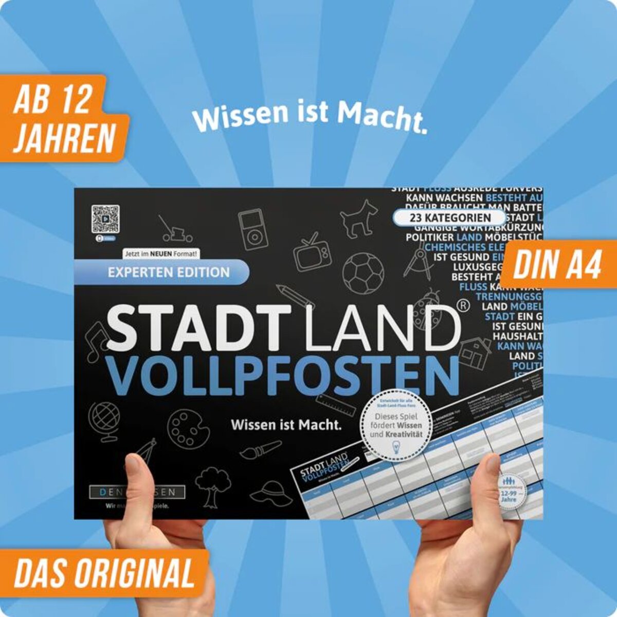 Denkriesen Stadt Land Vollpfosten - Experten Edition "Wissen ist Macht"