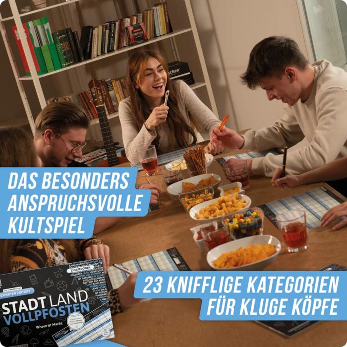 Denkriesen Stadt Land Vollpfosten - Experten Edition "Wissen ist Macht"