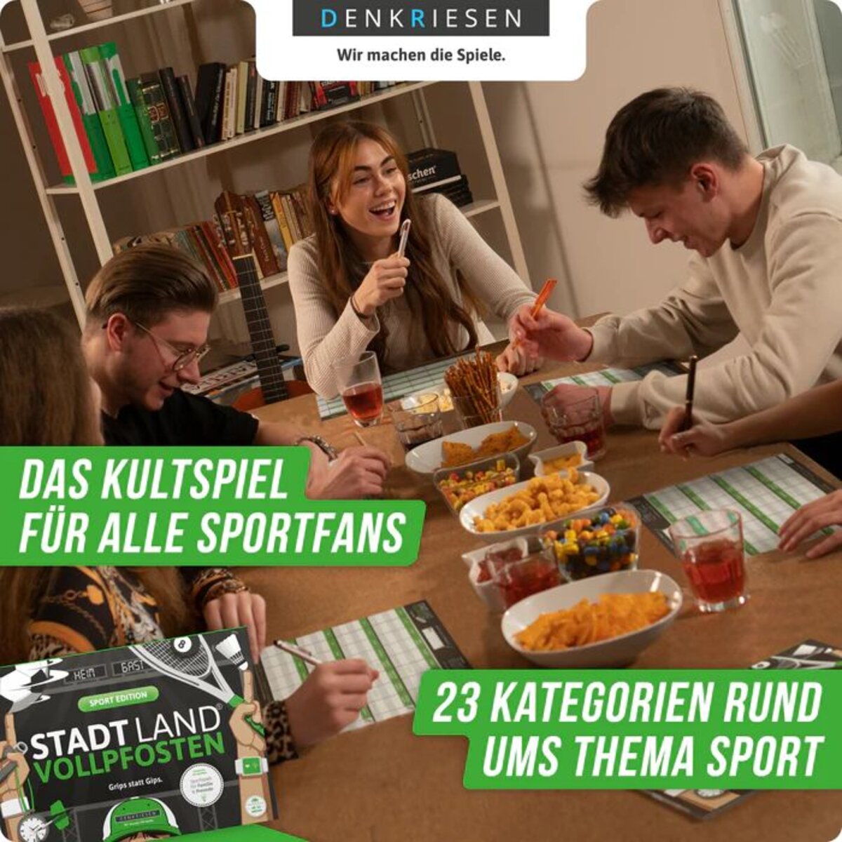 Denkriesen Stadt, Land, Vollpfosten - Sport Edition "Grips statt Gips"