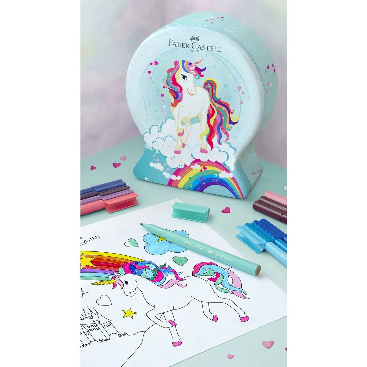 Faber-Castell Filzstift Connector Einhorn