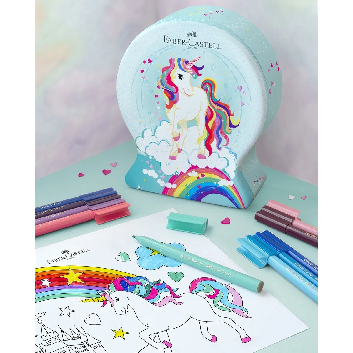 Faber-Castell Filzstift Connector Einhorn