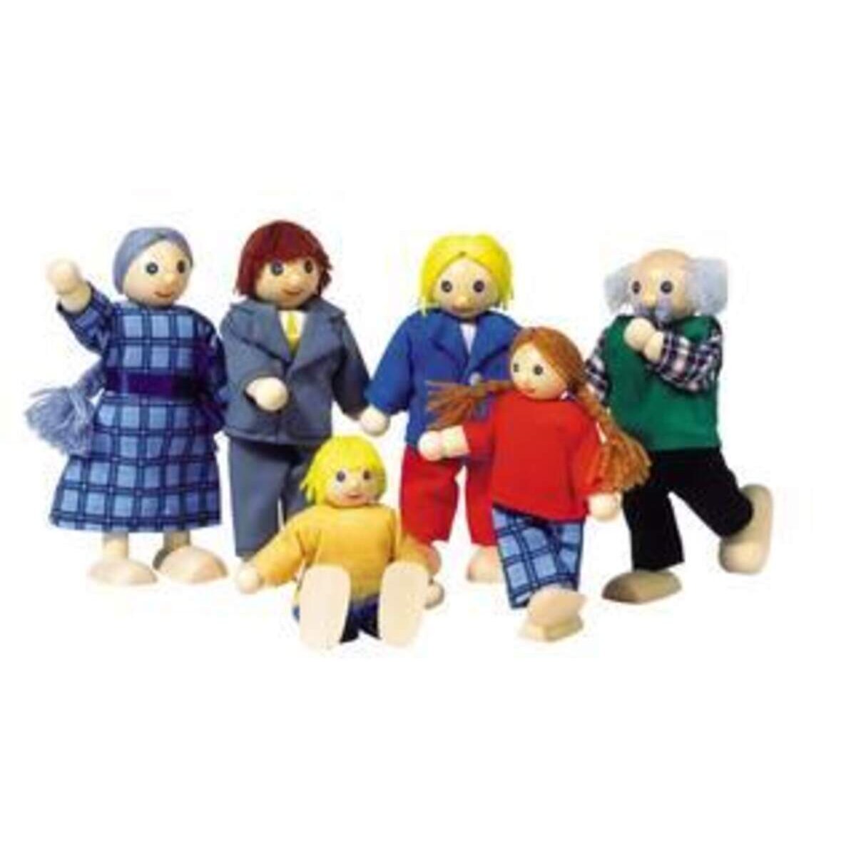 goki Biegepuppen City Familie