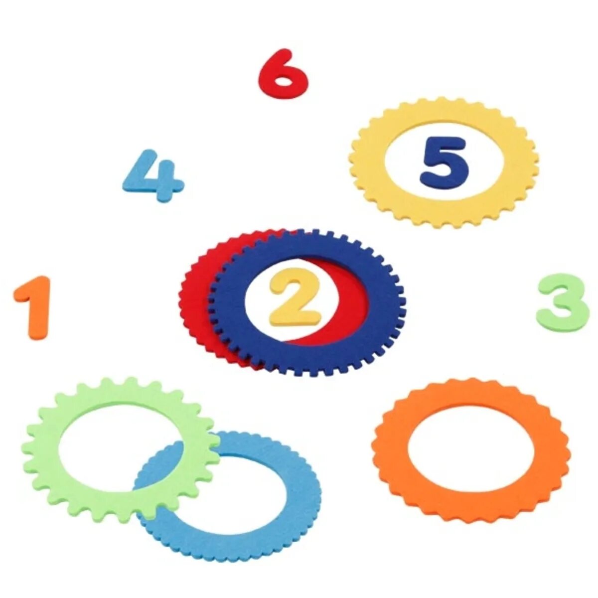 goki Ringwurfspiel mit 6 Filzringen