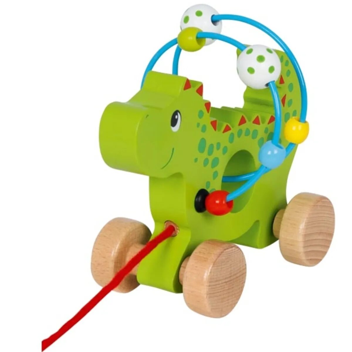 goki Ziehtier mit Motorikschleife Drache