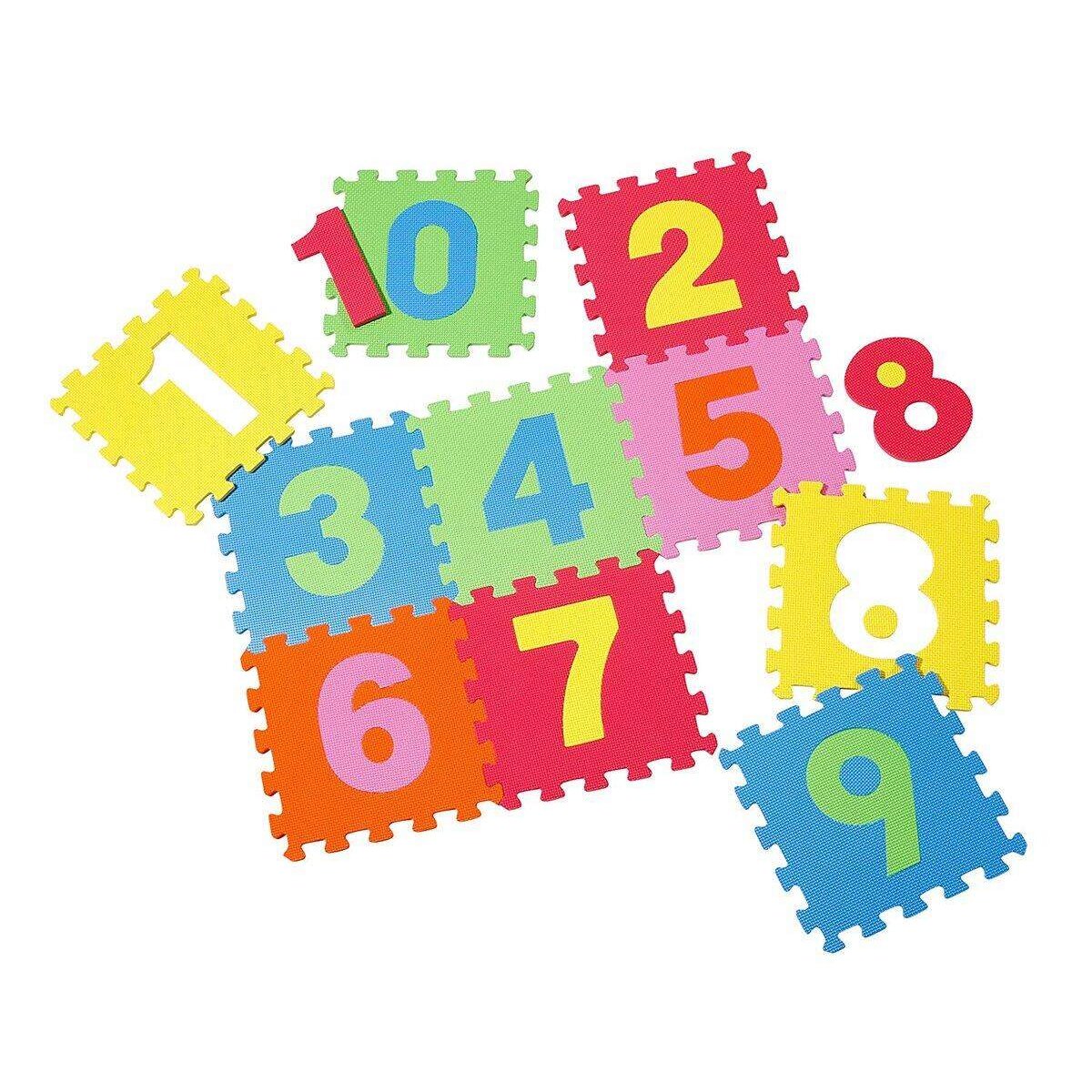 Knorrtoys Puzzlematte / Spielmatte "Zahlen" 10-tlg.