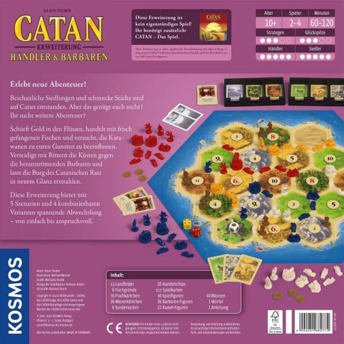 KOSMOS CATAN - Erweiterung - Händler & Barbaren