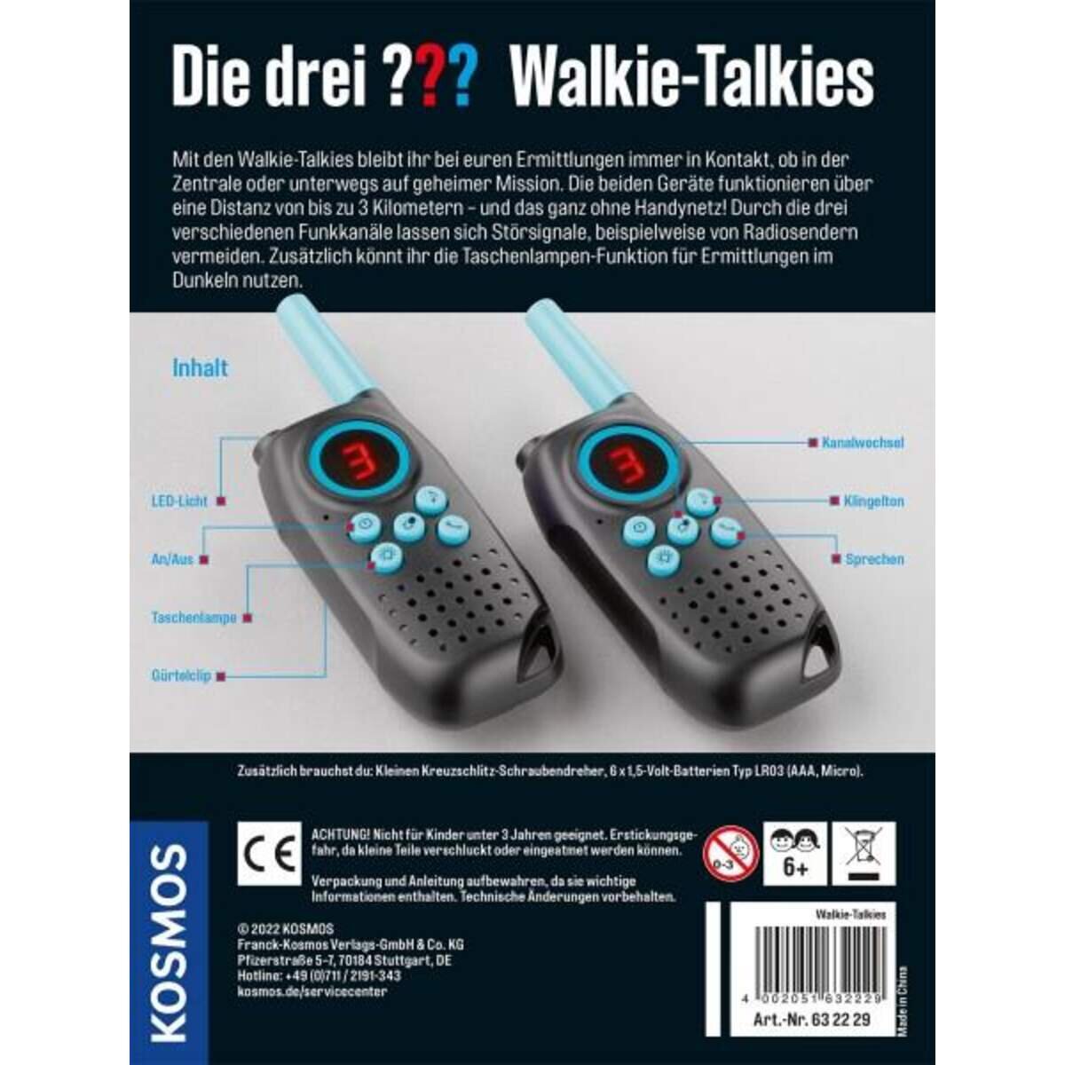 KOSMOS Die drei??? - Walkie-Talkies