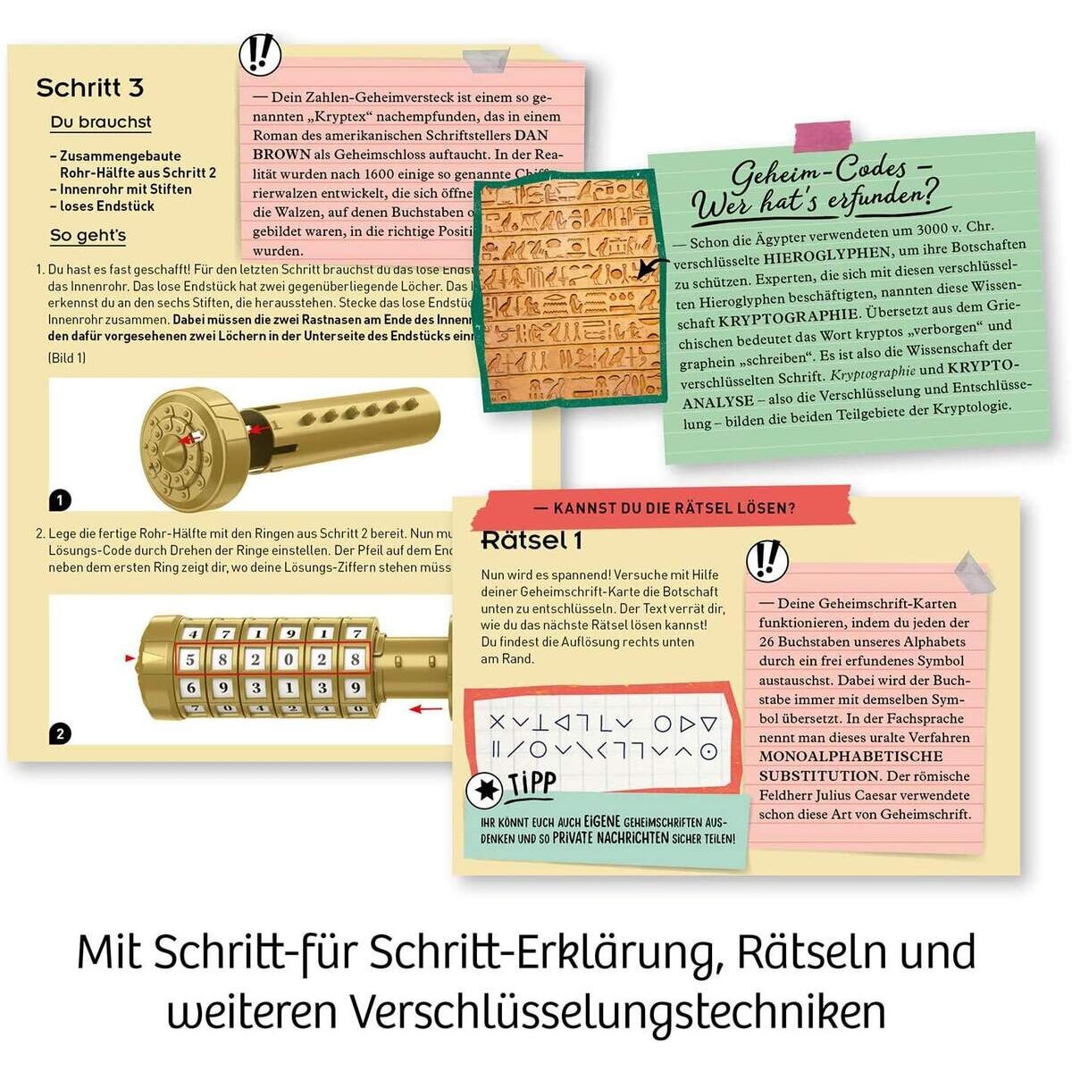 KOSMOS Geheim-Codes, Baue ein eigenes Zahlen-Geheimversteck