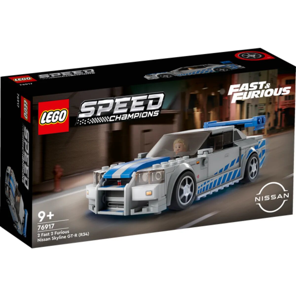 LEGO® Speed Champions 76917 2 Fast 2 Furious Nissan Skyline GT-R (R34)