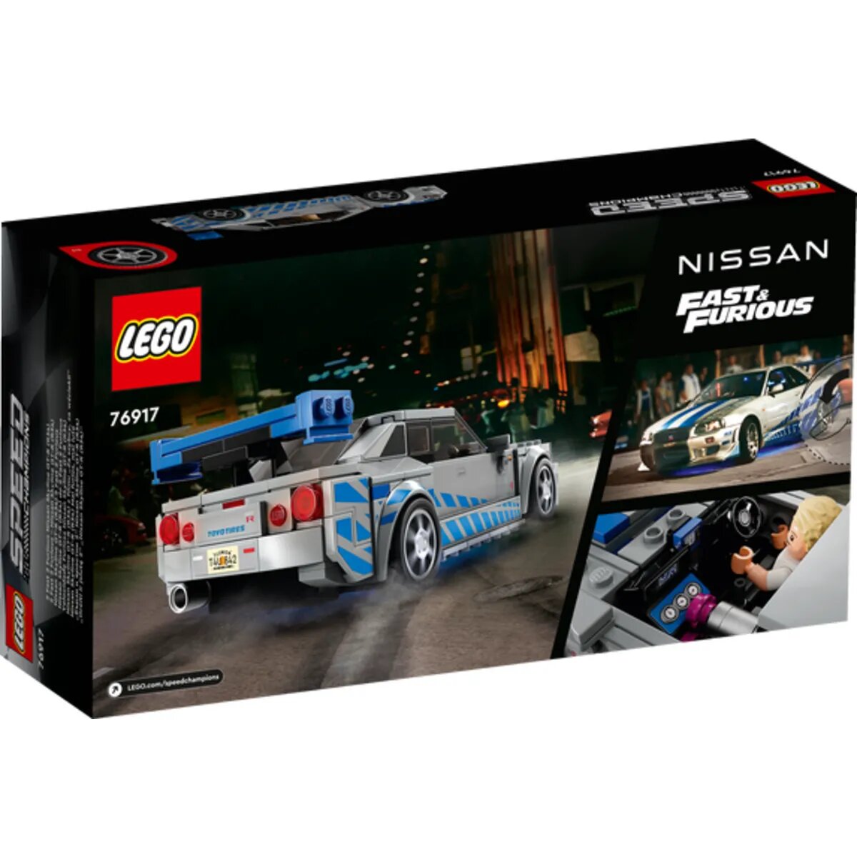 LEGO® Speed Champions 76917 2 Fast 2 Furious Nissan Skyline GT-R (R34)