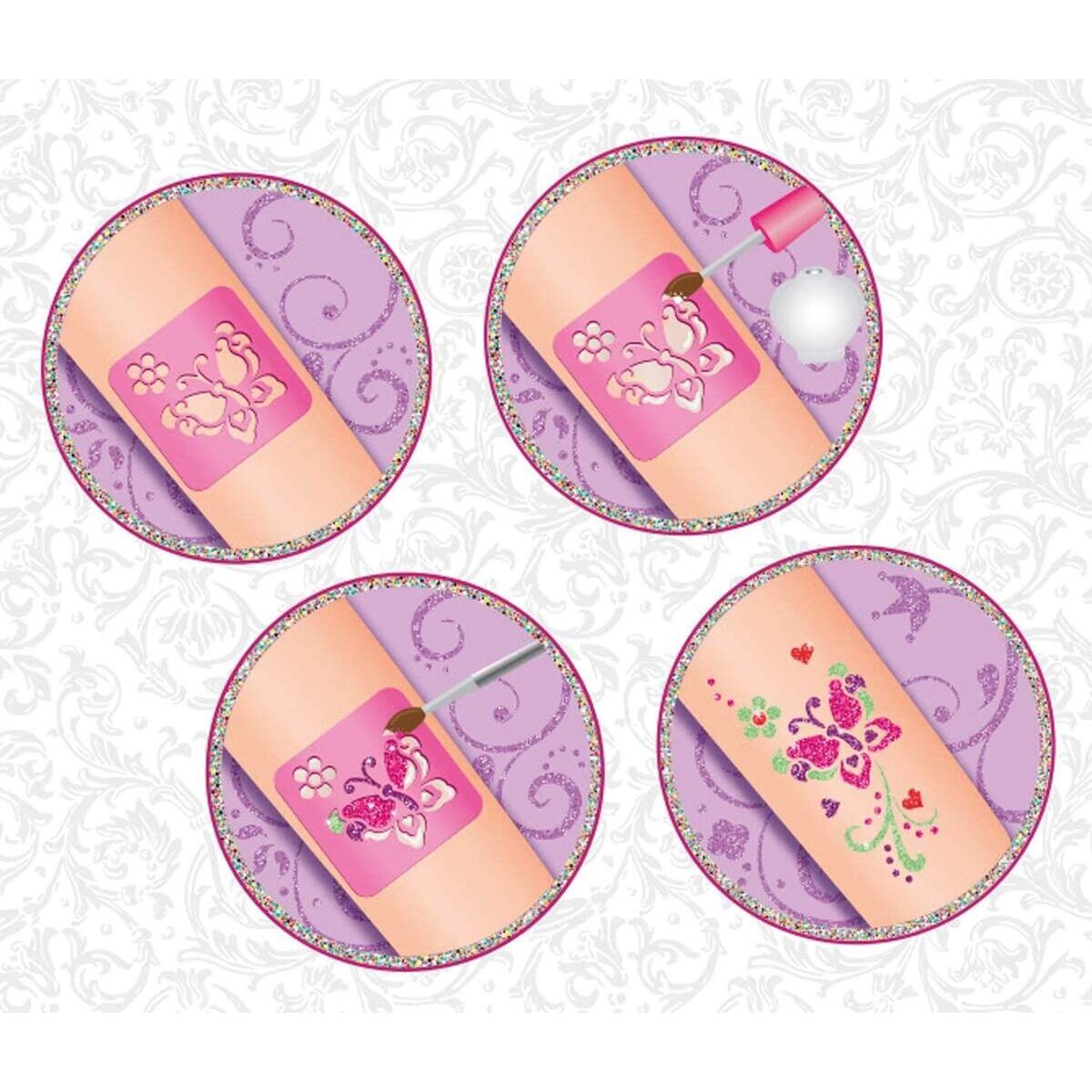 Lena Fashion Glitter Tattoo