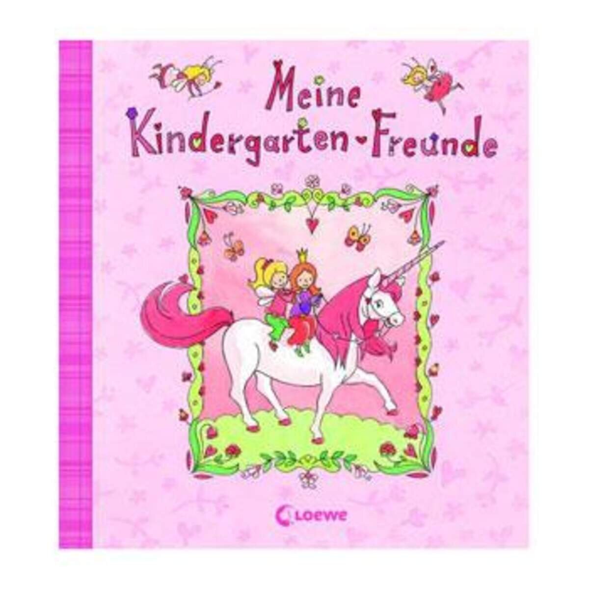Loewe Freundebuch Kindergarten Einhorn