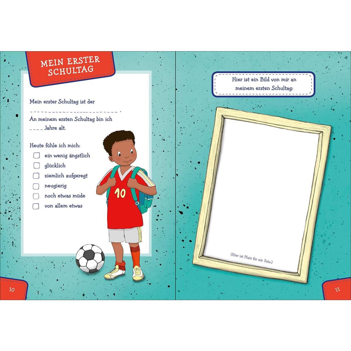 Loewe Mein erster Schultag - Fußball: Eintragbuch zur Einschulung für Jungen