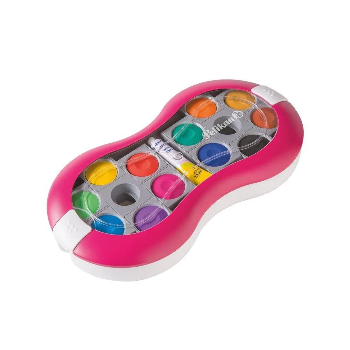 Pelikan Deckfarbkasten Space+ inkl. Deckweiß, 24 Farben, magenta