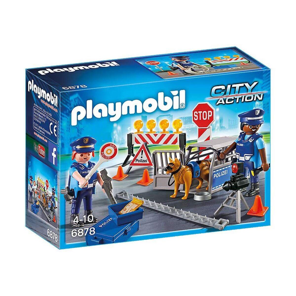 PLAYMOBIL® 6878 Polizei-Straßensperre