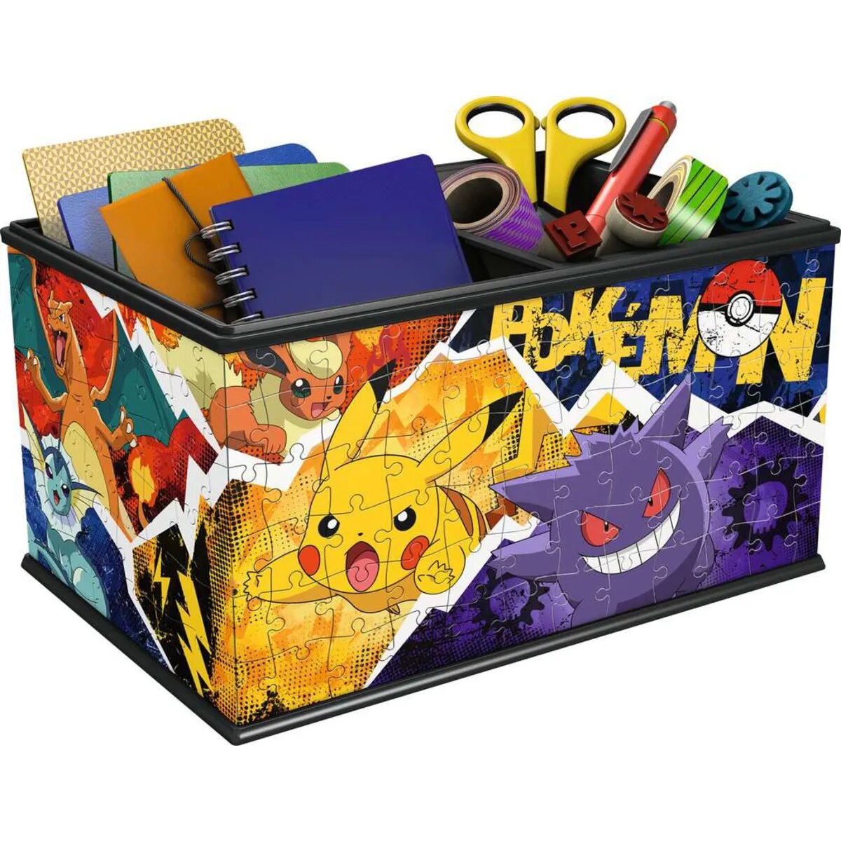 Ravensburger 3D Puzzle - Aufbewahrungsbox Pokémon, 216 Teile