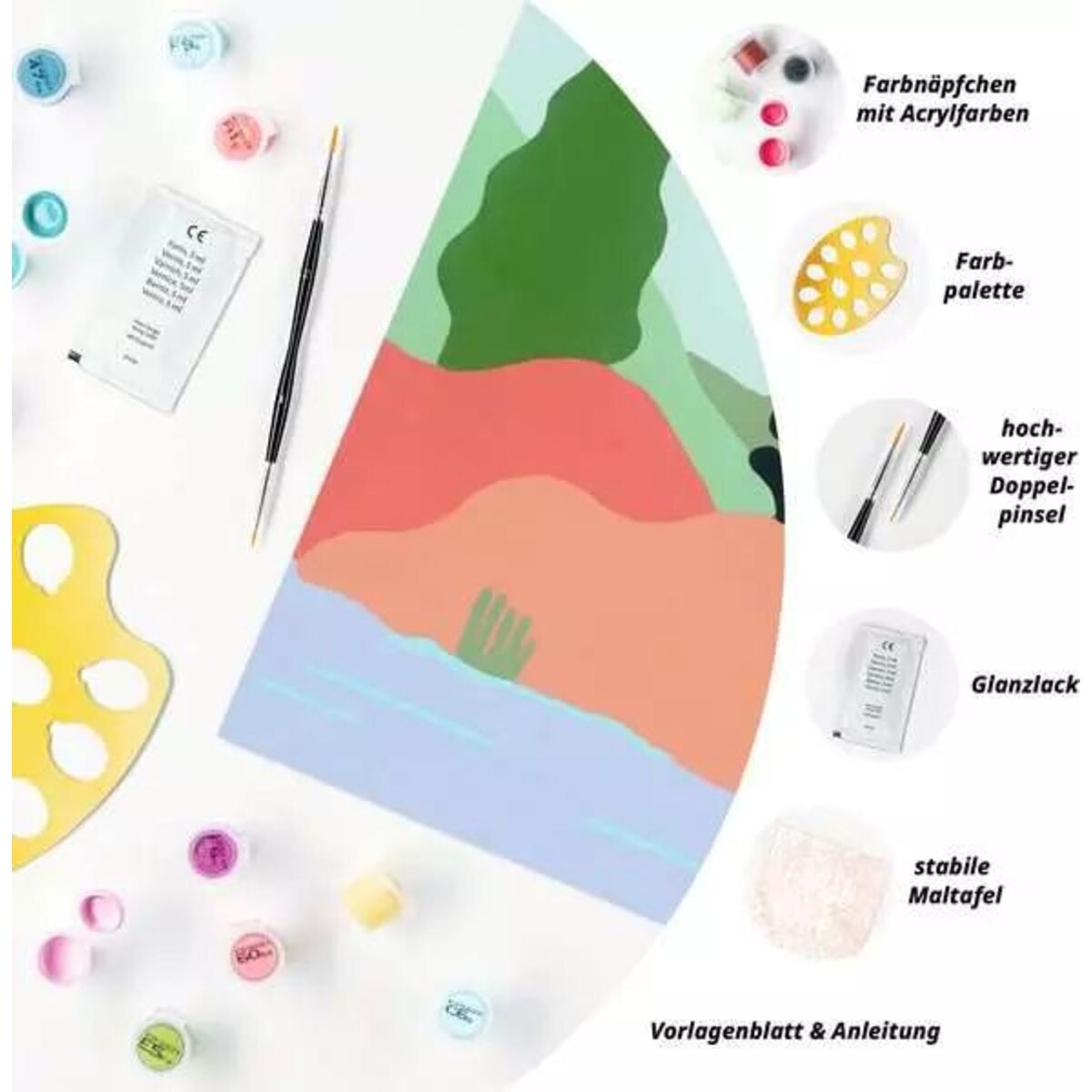 Ravensburger CreArt At the Lake - Malen nach Zahlen für Erwachsene