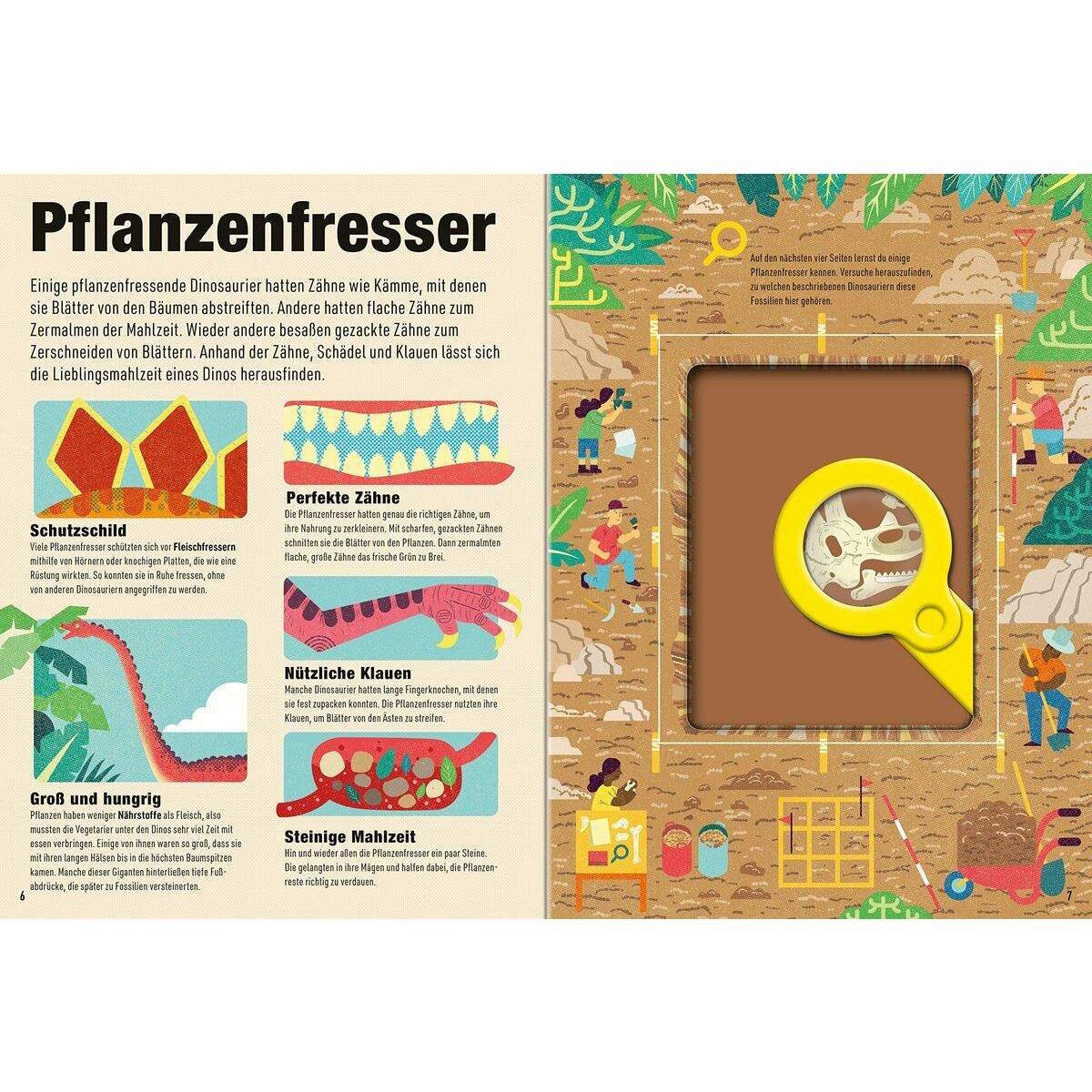 Ravensburger Das Buch mit der Lupe: Dinosaurier - H20