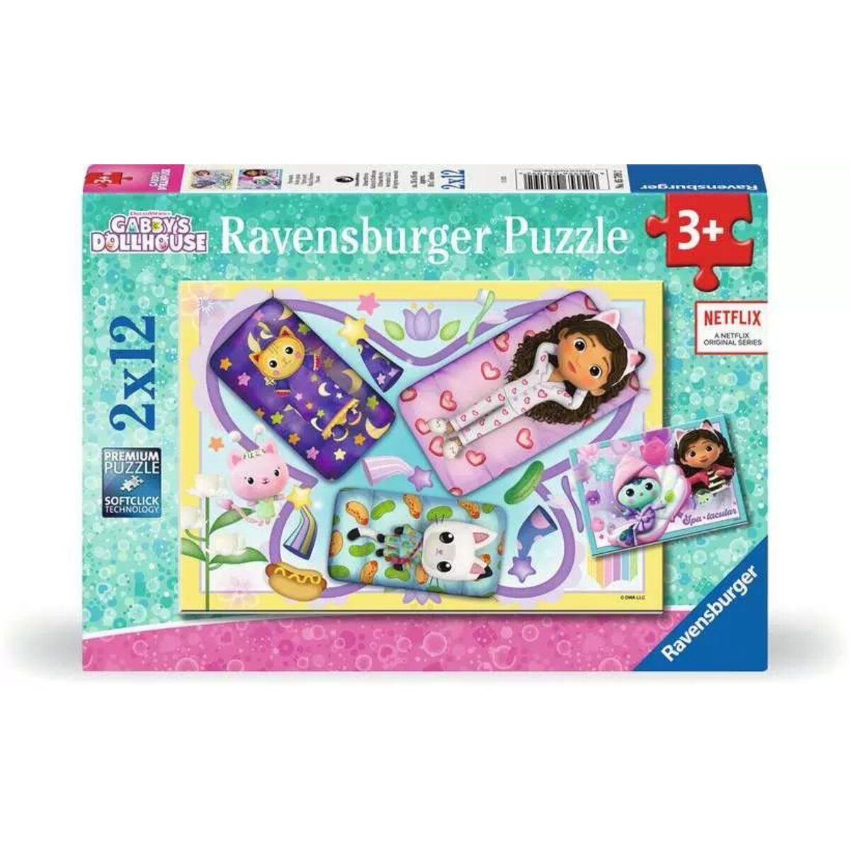 Ravensburger Puzze - Gabbys Dollhouse, 2 x 12 Teile