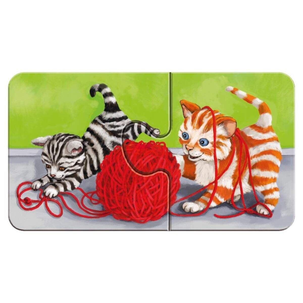 Ravensburger Puzzle Liebenswerte Tiere, 9 x 2 Teile