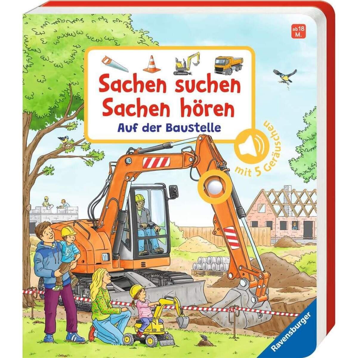Ravensburger Sachen suchen, Sachen hören: Auf der Baustelle