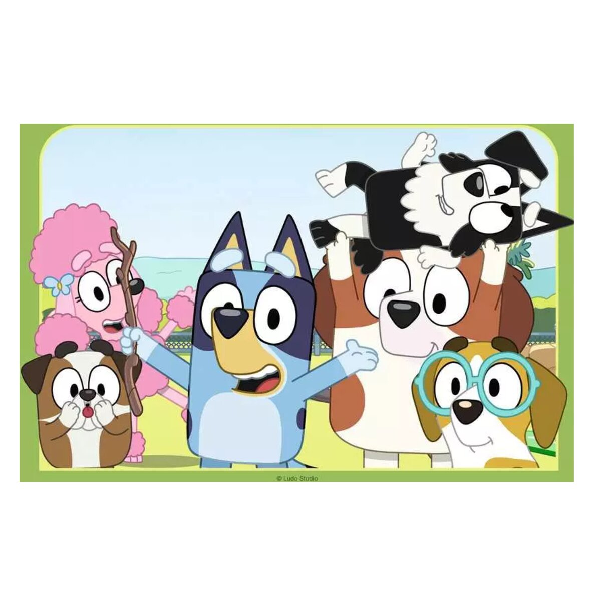 Ravensburger Spaß mit Bluey Kinderpuzzle ab 3 Jahren,12 Teile