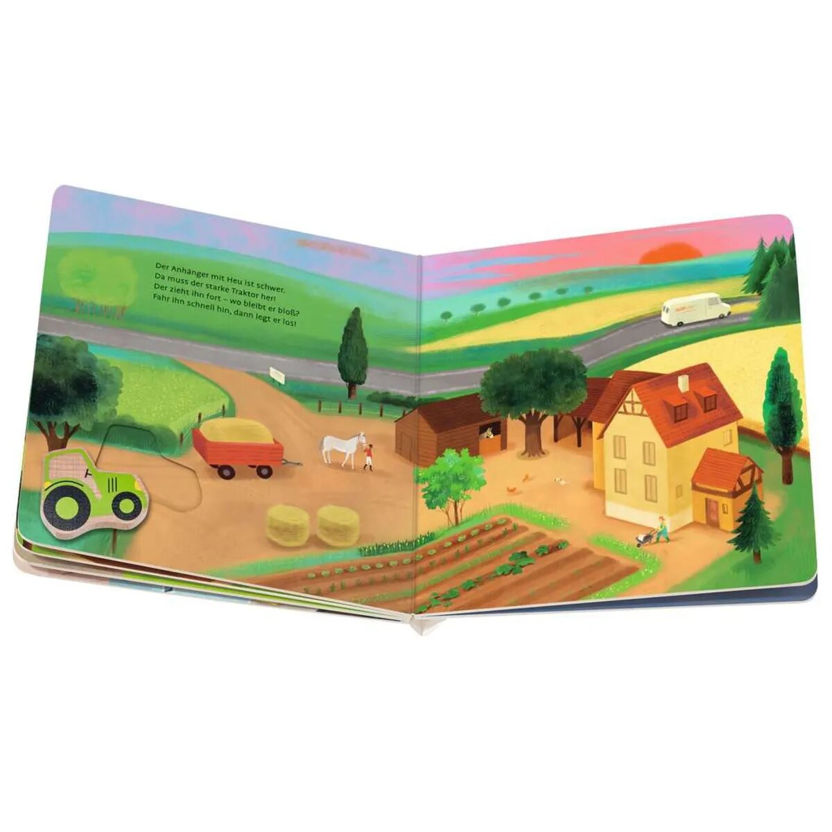 Ravensburger Spiel mit den Fahrzeugen: Mein buntes Holzpuzzle-Buch