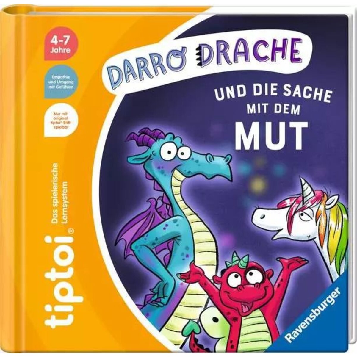 Ravensburger tiptoi® Darro Drache und die Sache mit dem Mut