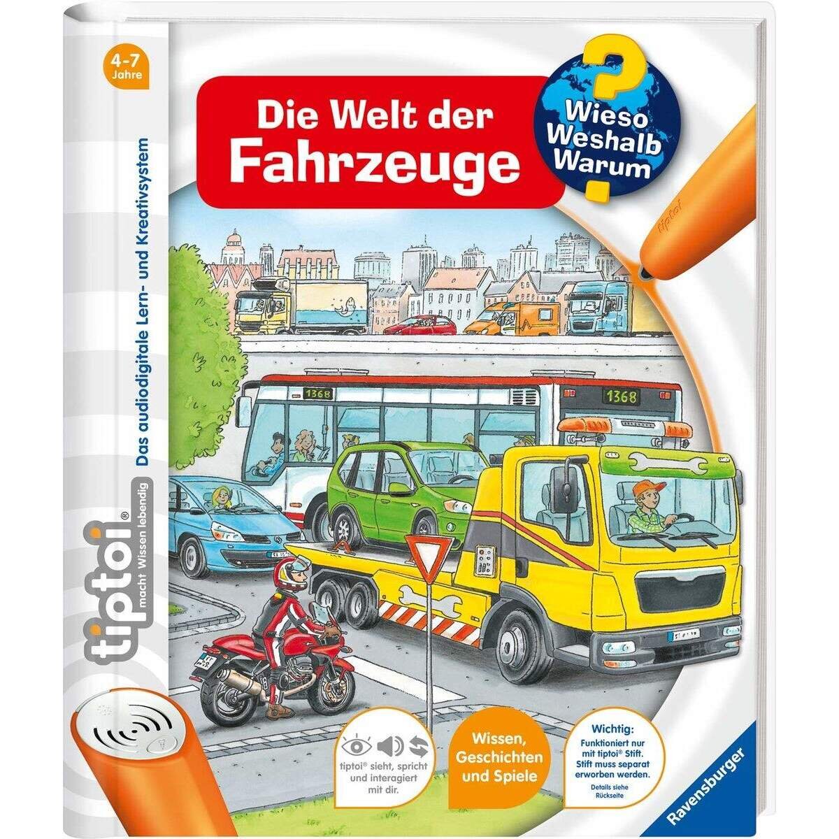 Ravensburger tiptoi® Wieso? Weshalb? Warum? Welt der Fahrzeuge (Band 12)