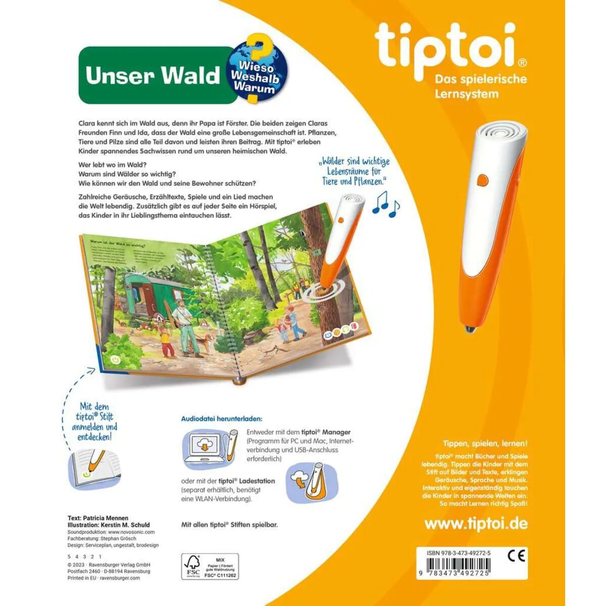 Ravensburger tiptoi® Wieso? Weshalb? Warum? Unser Wald