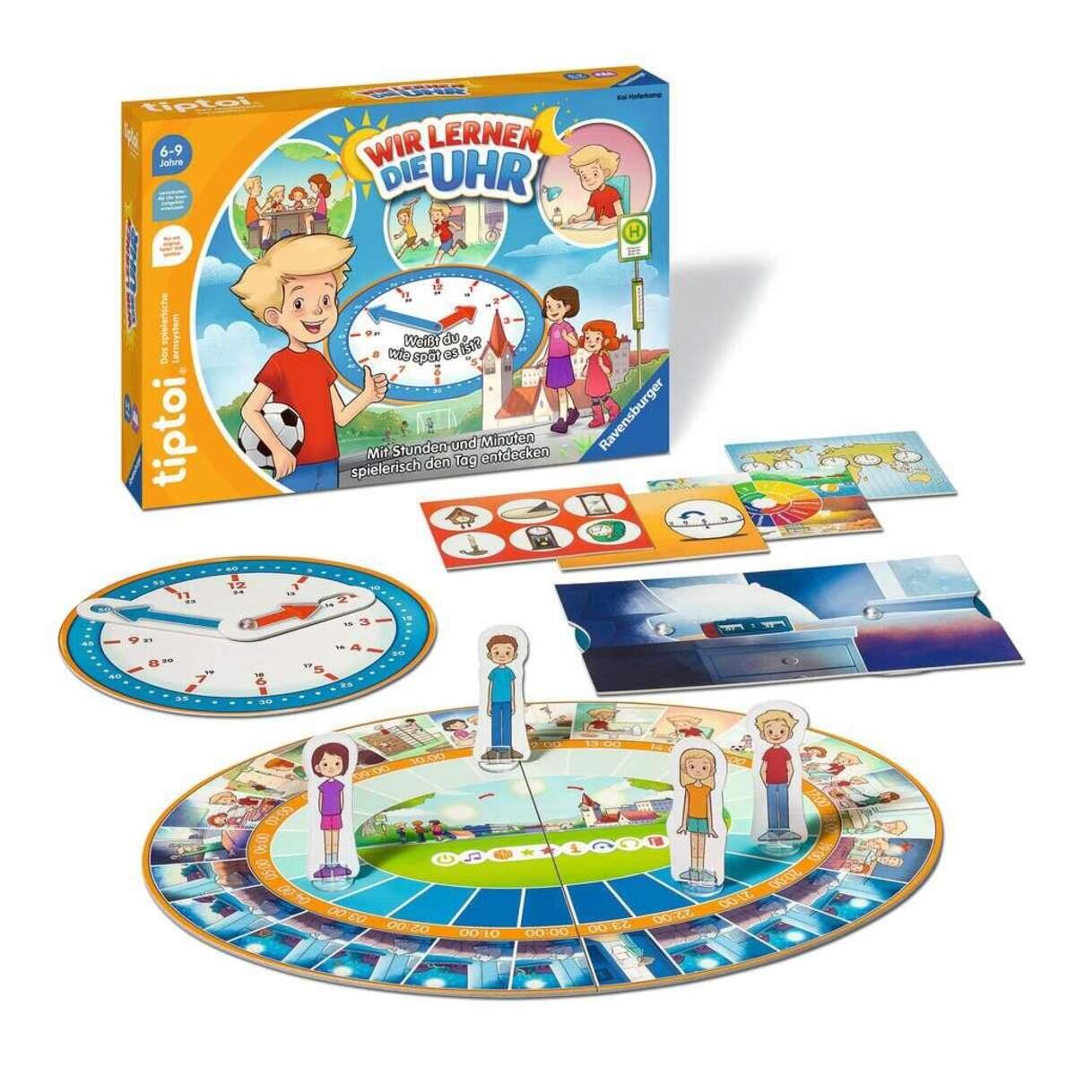 Ravensburger tiptoi® Wir lernen die Uhr - Lernspiel