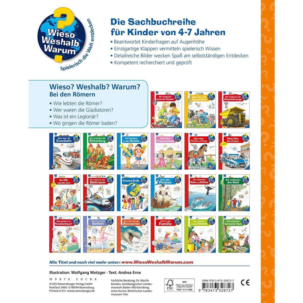 Ravensburger Wieso? Weshalb? Warum? Band 30: Bei den Römern