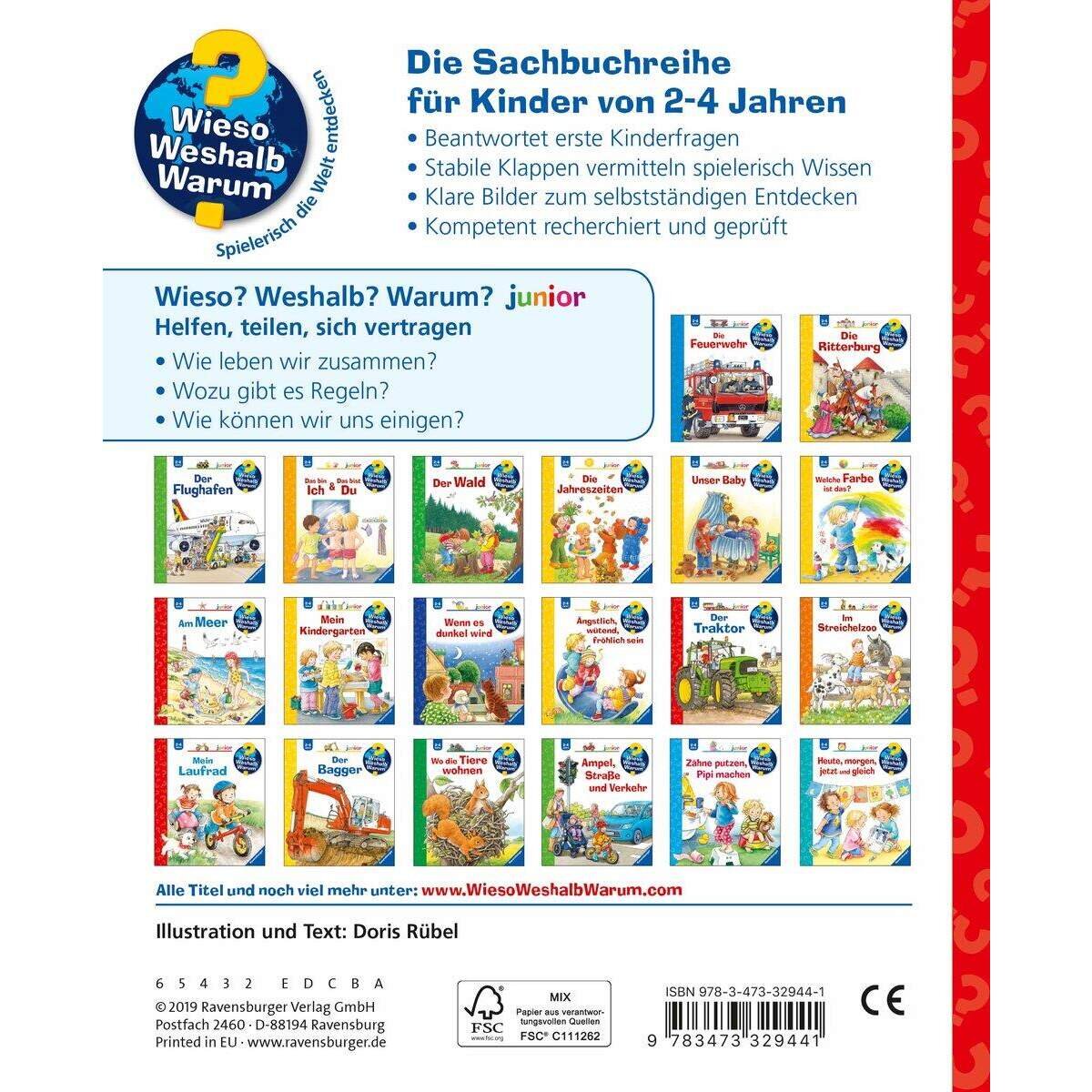Ravensburger Wieso? Weshalb? Warum? Band. 66: Helfen, teilen, sich vertragen