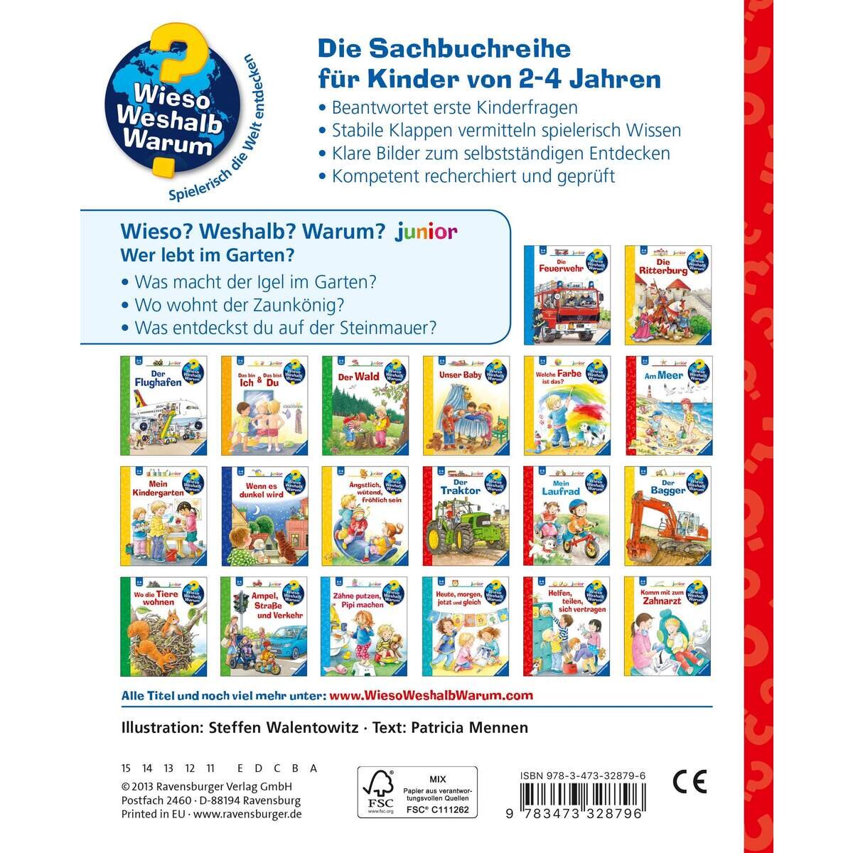 Ravensburger Wieso? Weshalb? Warum? Band. 49: Wer lebt im Garten?